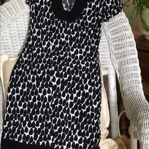 Sweet Storm Small Black and White Dress